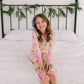 Holiday bow pajamas