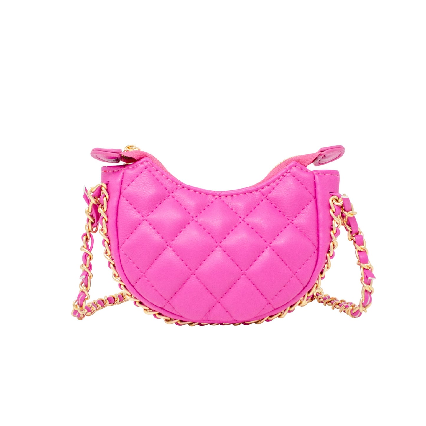 Quilted chain purse
