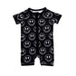 Baby Bamboo Shorty Romper | Electric Smiley