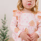 Leah Romper in Gingerbread | Baby Bubble | Christmas