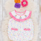 Birthday Sprinkles Smocked Ruffle Bubble