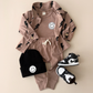 Baby & Kids Fall Clothing Cotton Shacket | Mocha Bolts