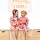 {Pink & Gold} First Day of School Banner