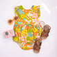 Sixties Summer Floral Pinafore Baby Romper - Baby Clothes