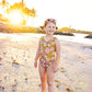 Boho Flower Power One Piece Swimsuit for Baby, Toddler and G