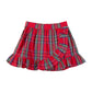 Girls Tis The Season Plaid Ruffle Wrap Skirt