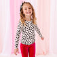 Black Mini Hearts | Soft Long Sleeve