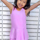Simply Soft Tank Ruffle Skirt Dress - Candy Pink Lilac PRE-ORDER SHIPPING STARTS 5/07