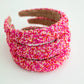 Beaded Headband - Sweetheart Sprinkle