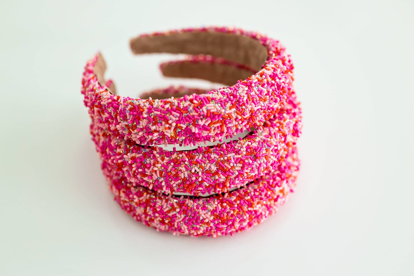 Beaded Headband - Sweetheart Sprinkle