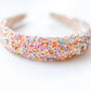 Beaded Headband - Pretty in Pink