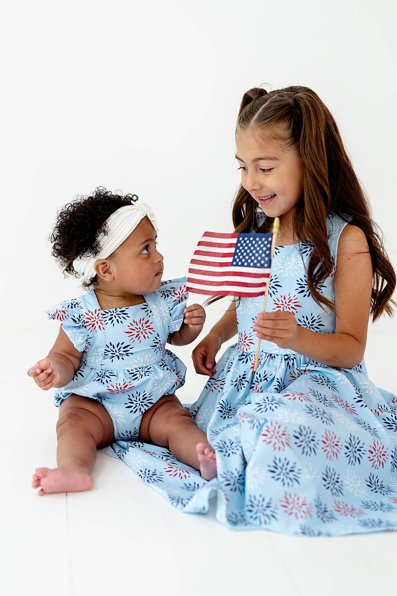 Emmy Romper in Firework | Baby Bubble | 4th of July