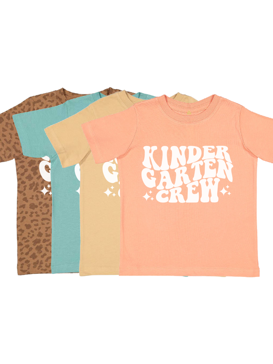 Kindergarten Crew Kids Back to School T-Shirt