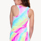 Racerback Tank & Shirred Waist Skort - Rainbow Sherbet Batik