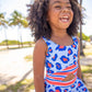 Regalo Americana One Piece Swimsuit