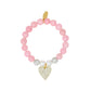 Fancy Pink Hearts  Bracelet Tower