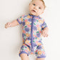 Lavender Blooms Bamboo Short Romper