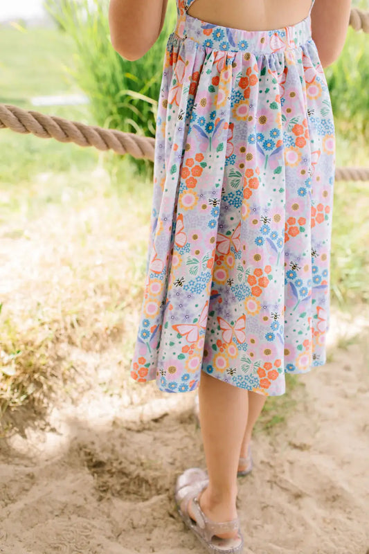 Rosita Dress in Butterfly Dream | girls twirl dress