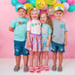 Smiley Face Tulle Bow Headband - Kids Spring Headband