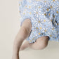 Cotton Peplum Set | Blue Daisy