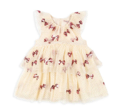 Sequin Bow girls’ dress