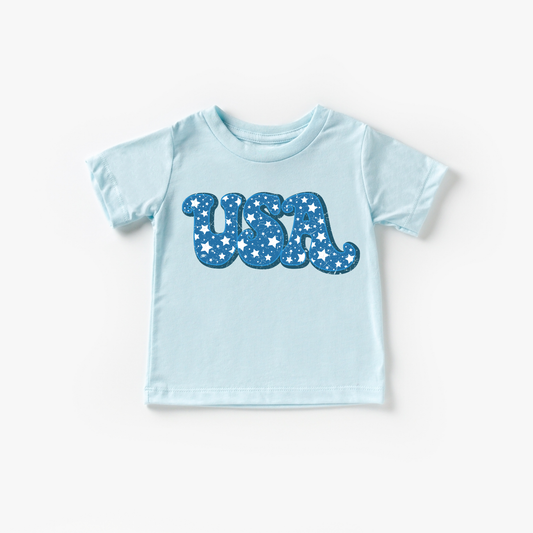 USA Toddler and Youth 4th of July Shirt Summer Shirt