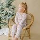 Candy Cane Lane 2pc Bamboo Pajamas Kids Baby Holiday PJ Girl