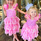 Ombre Pink Sparkle Tulle Dress