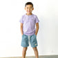 Boys Teal Shorts with pockets, functional drawstring