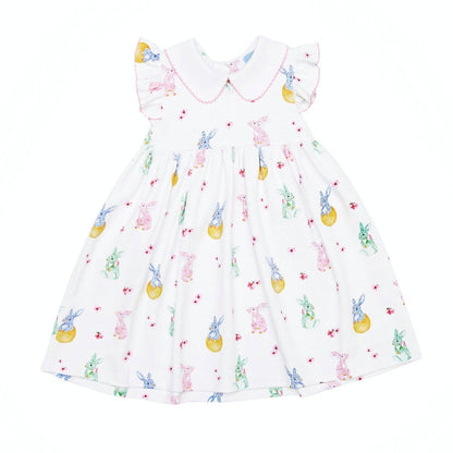Finley Flutter Sleeve Dress in Easter Parade