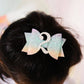 Pastel Rainbow Bow #2 Clip - Kids Birthday Hair Clip