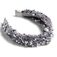 KNOTTED SEQUINS HEADBAND