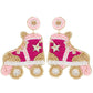Mix Seed Beaded Roller Skates Dangle Earrings