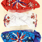 Patriotic Fireworks Sequin Top Knotted Headband