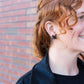 Spider Studs - Black // Halloween Earrings