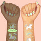 Unicorn Glow In The Dark Kids Temporary Tattoos, Bday Favor