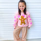 Champagne Sequins Feather Pants