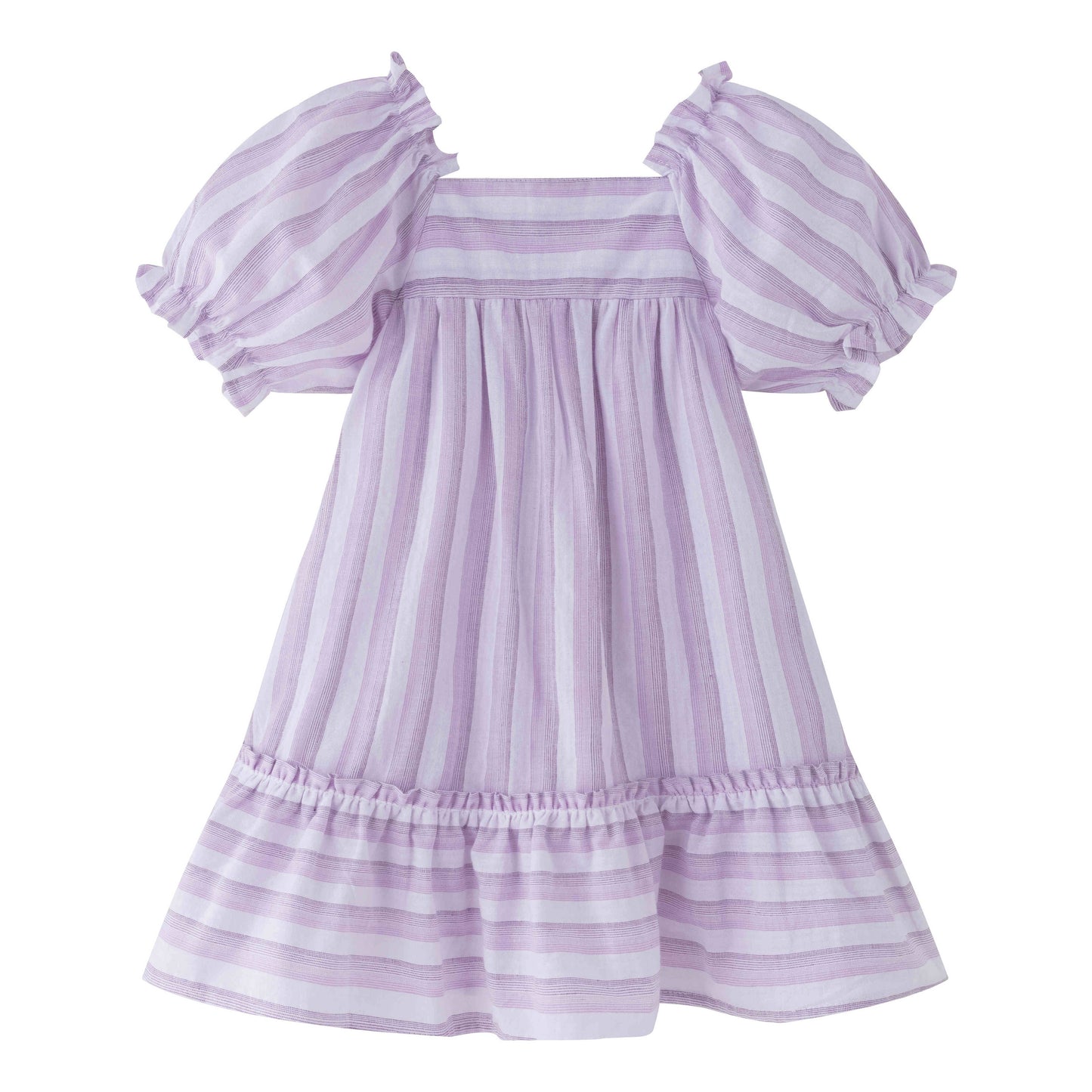 Striped dress for junior girls