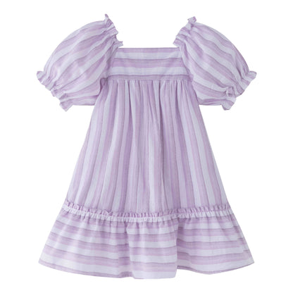 Striped dress for junior girls