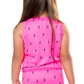Simply Soft Ruffle Short - Neon Fuchsia Bolts