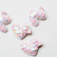 Sequin Hair Clip Set - Pastel