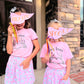 Hey Boo Pink Halloween Party Pennant