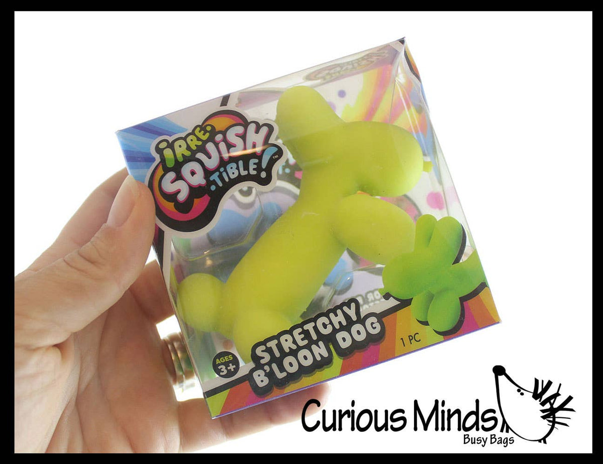 1 Scented Balloon Dog Crunchy Sand Filled Stress Ball - Cute