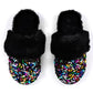 FIESTA SLIPPERS, BLACK
