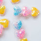 Shaker Hair Clip Set - Pastel Heart