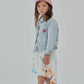 Patched Denim Jacket
