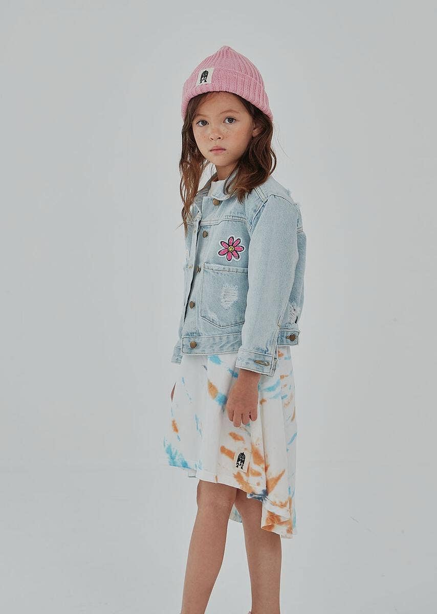 Patched Denim Jacket