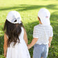 American Flag Bow Baseball Hat (Girls)