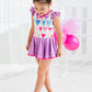 Farrah Leotard - Ombre Heart