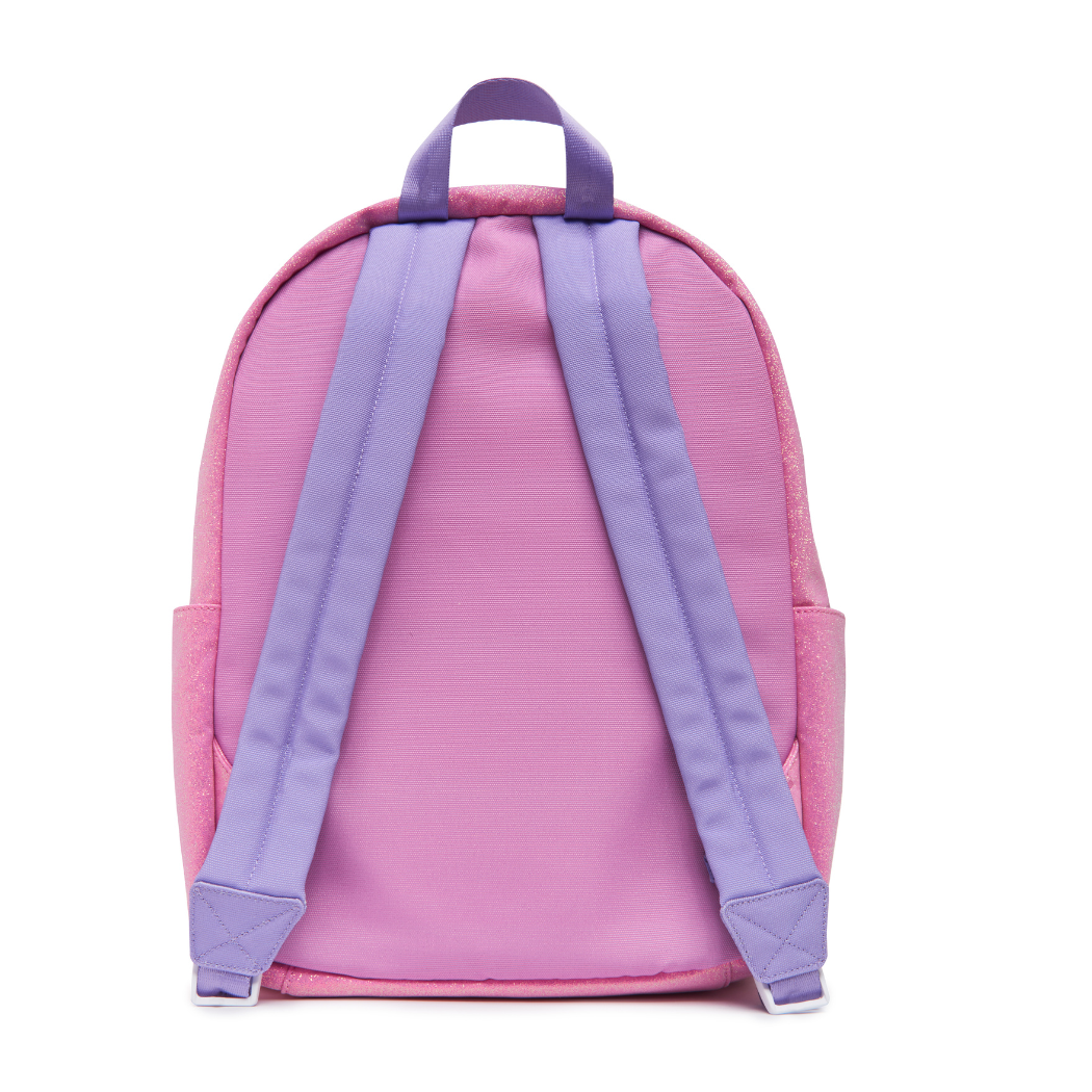 Glitter Kids Backpack with Patches, Girls Back to School